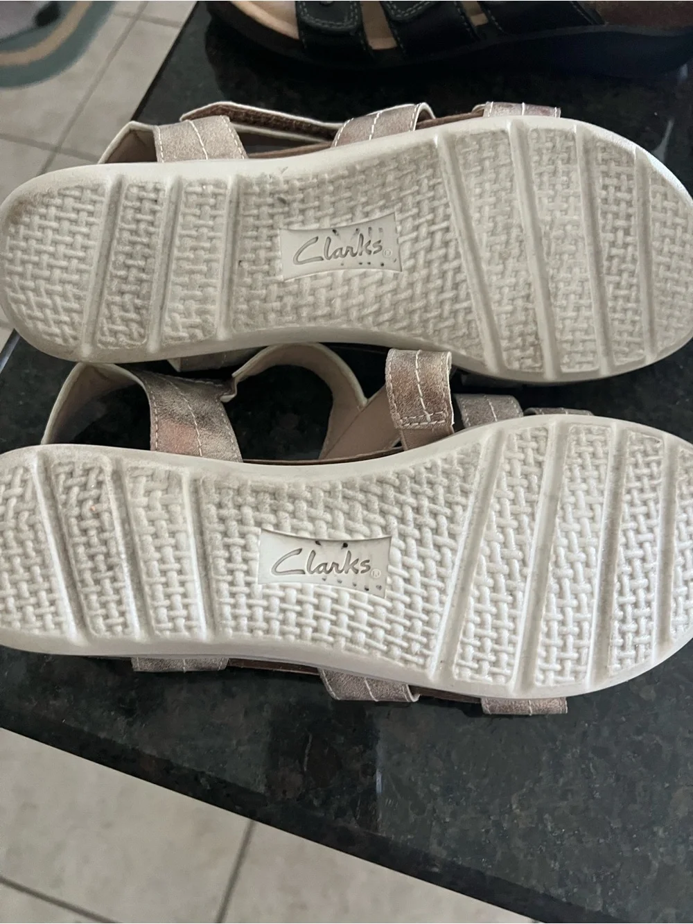 Clarks slingback sandals